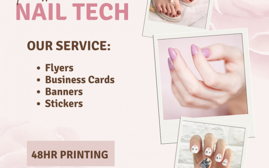 Nail Tech Business Card Design & Printing in Atlanta, GA