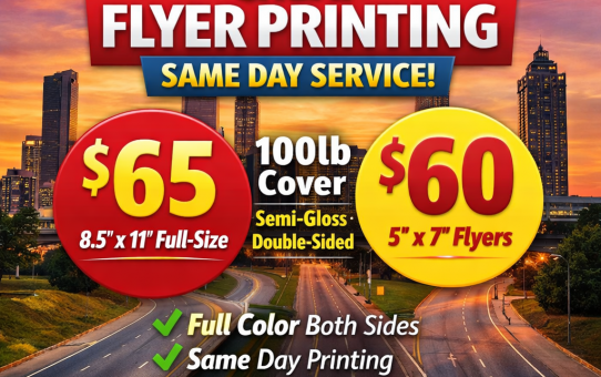 flyersatl.net: Affordable Same-Day Flyer Printing in Atlanta, GA